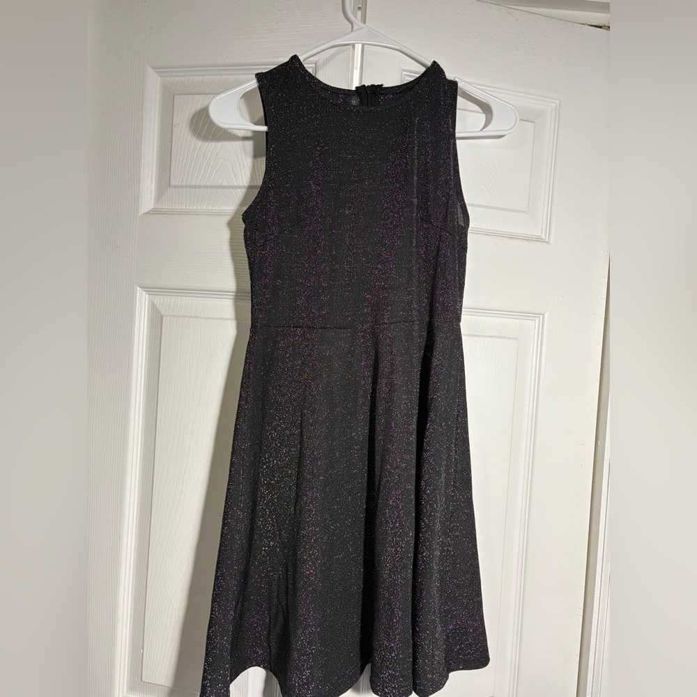 NWOT Shimmery Black Mini Dress